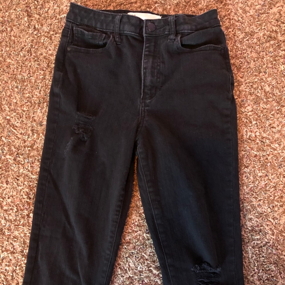 RSQ high rise black skinny jeans